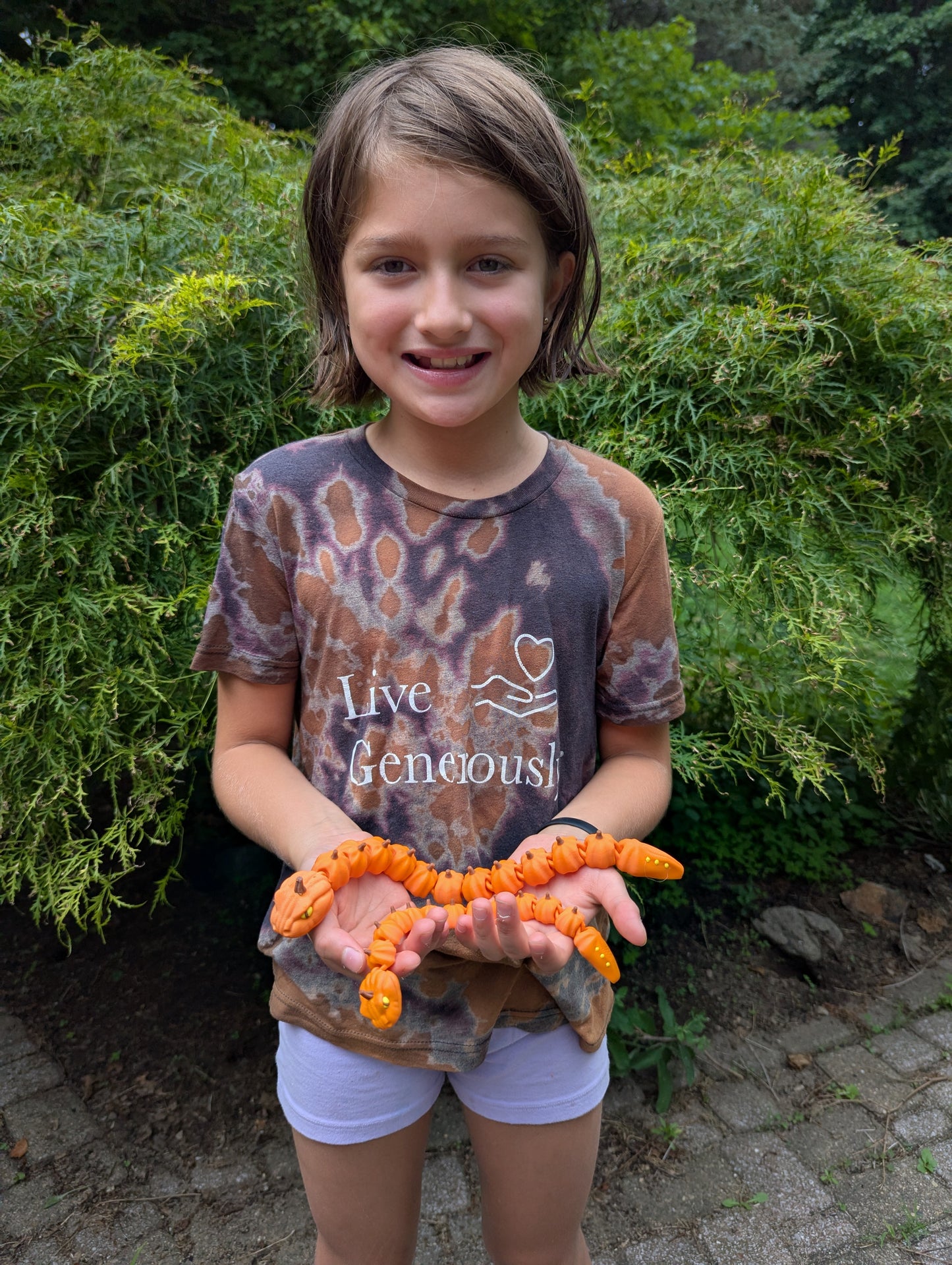 Pumpkin Snake, Orange, Medium